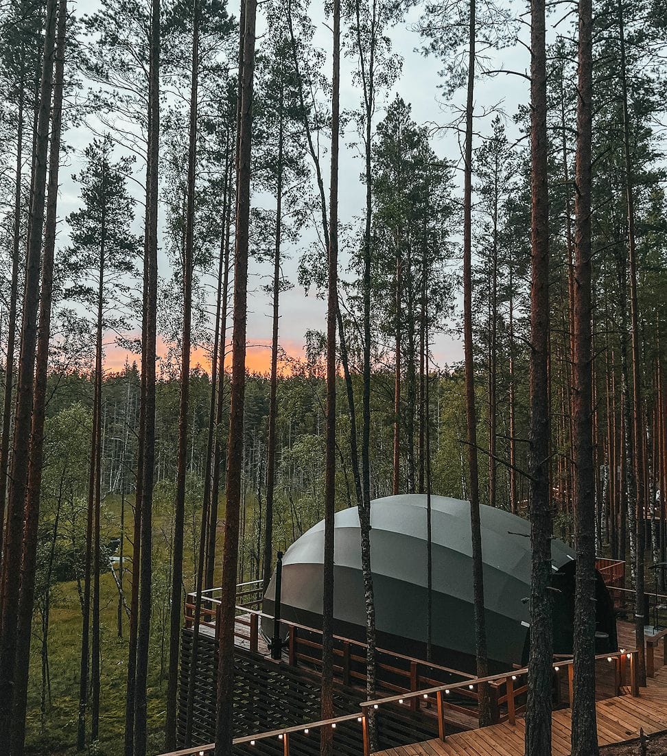 Купольный дом Mystic hills для глэмпинга Freedome